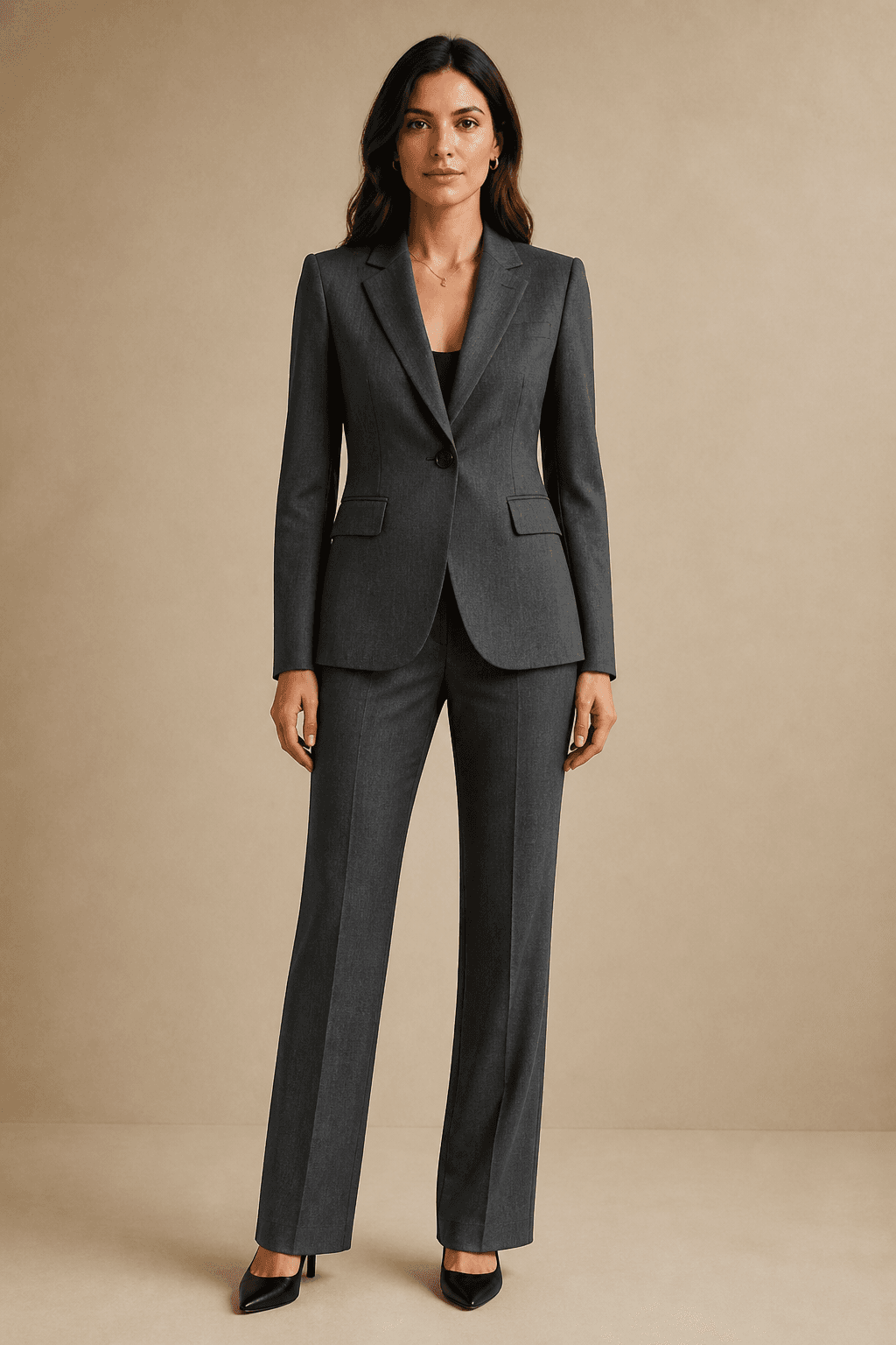Sculpted Wool Blazer